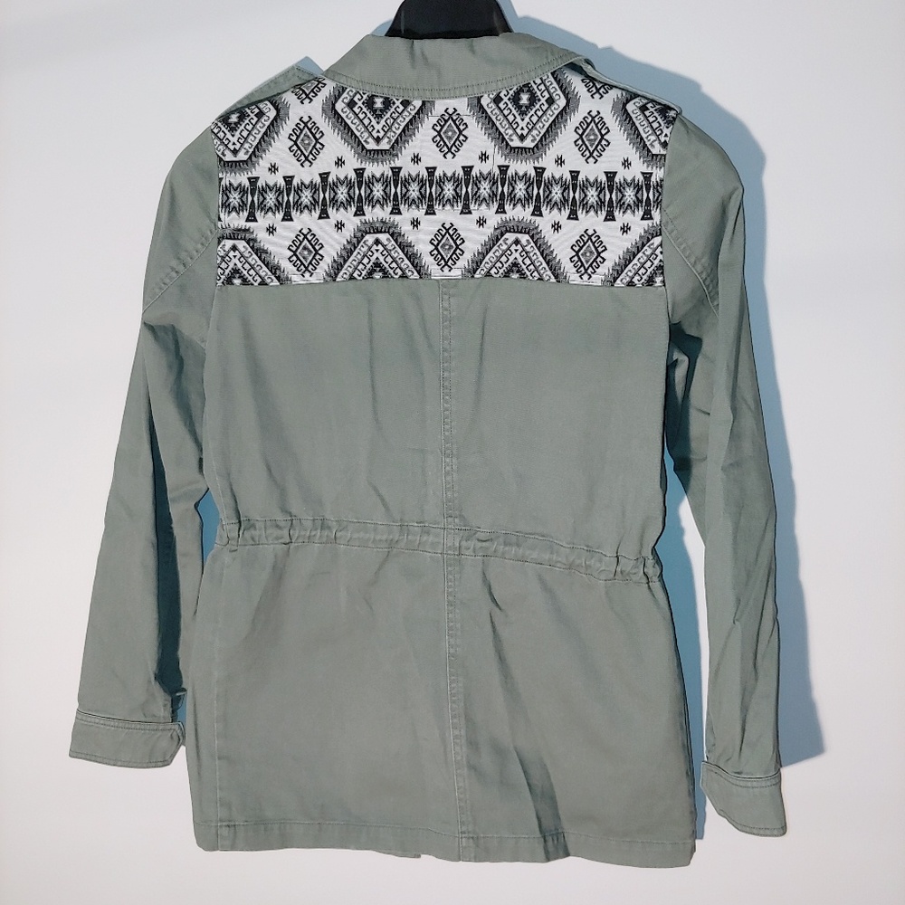 Levi's army green cargo utility jacket size XS EUC